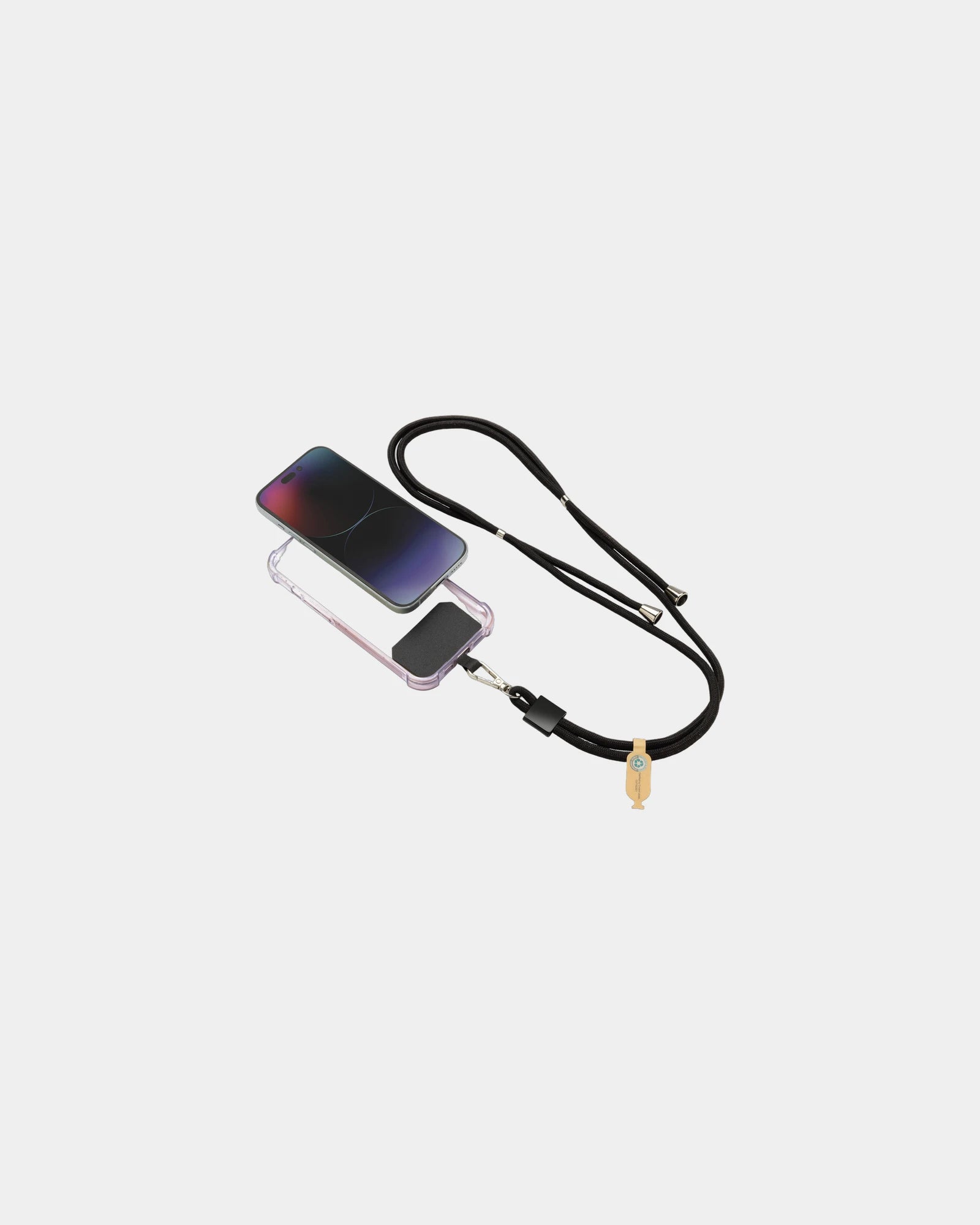 Tour de cou téléphone réglable en rPET CarryLoop à personnaliser - 1